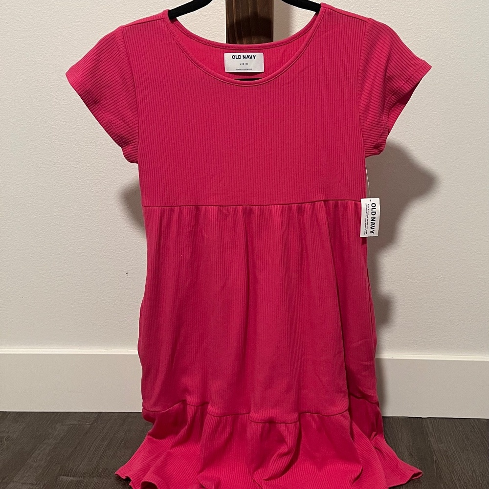 Hot pink girls dress